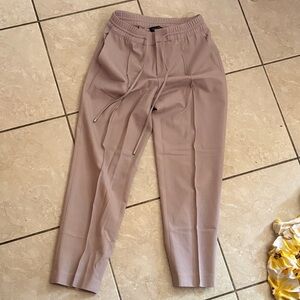 Club Monaco Dusty Mauve Elastic Waist Joggers